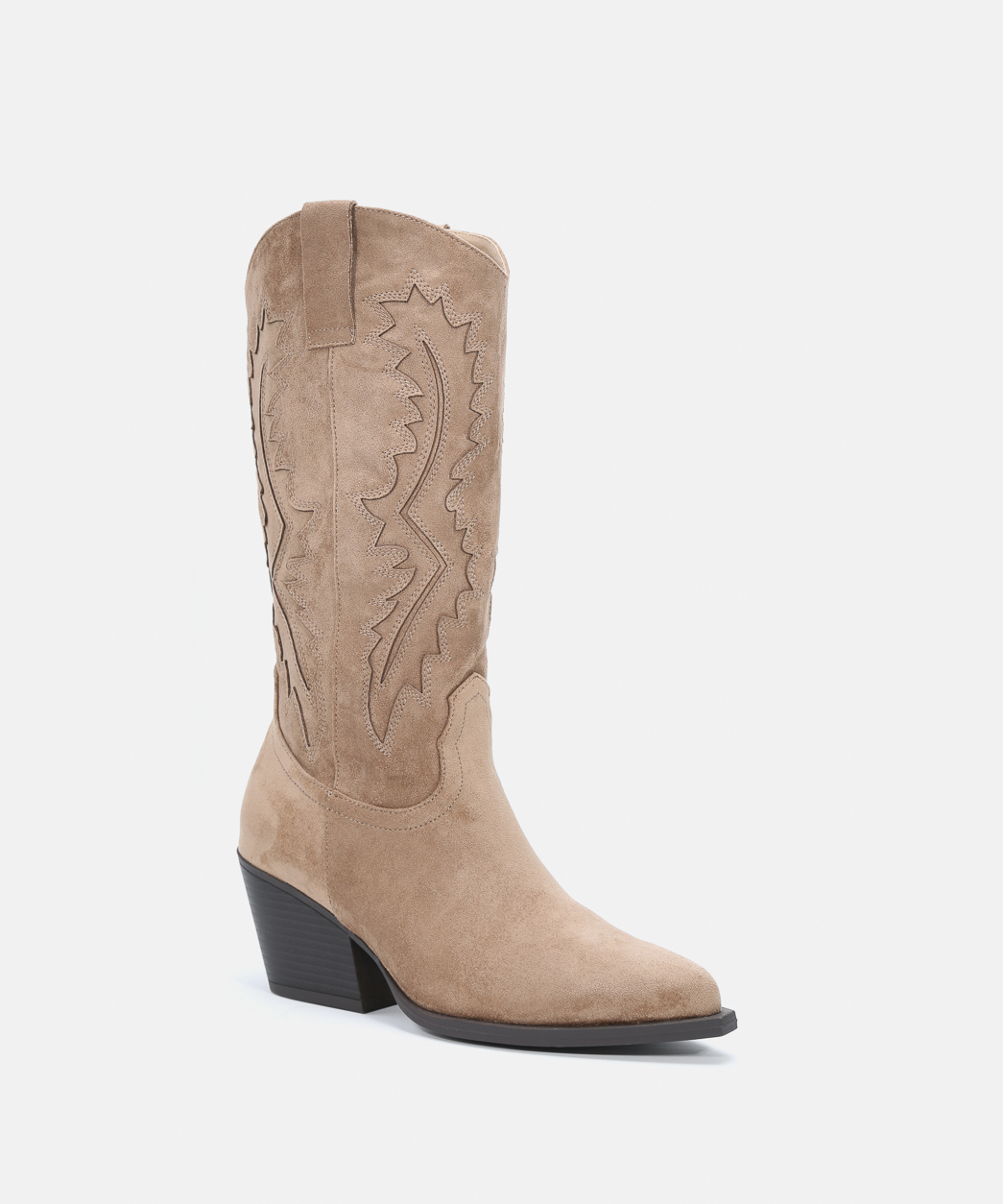Botas cowboy bordado salto image number null